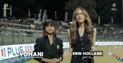 Yohani and Erin Holland Share the LPL Stage in Cross Cultural Music Moment